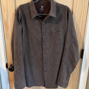 EUC Kuhl Button Down Shirt, Brown